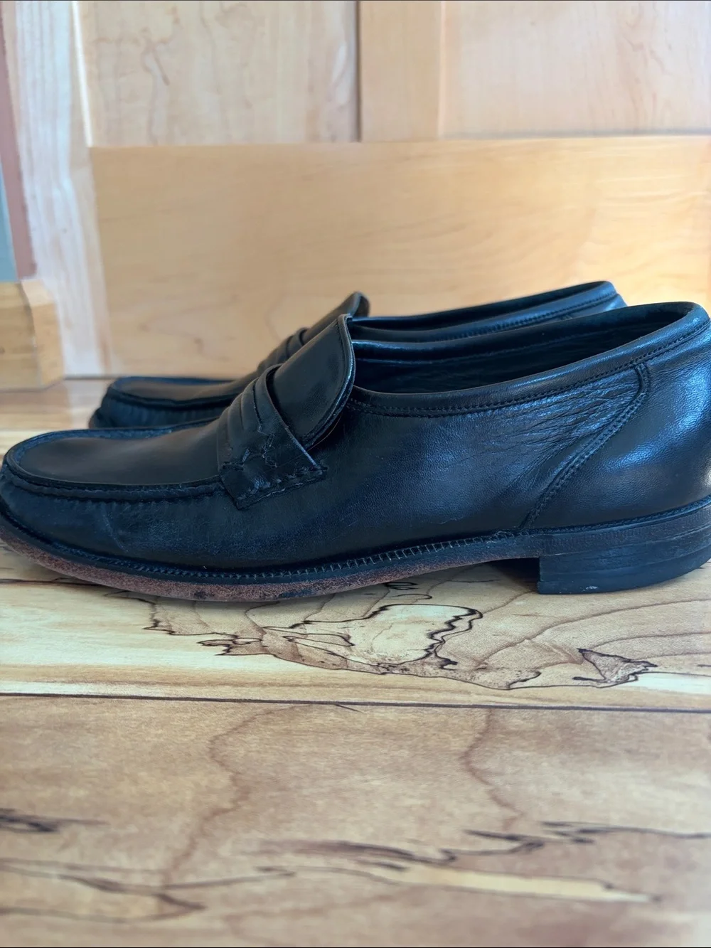 Florsheim Imperial Classic Black Leather Loafer Dress Shoe Mens 8D
